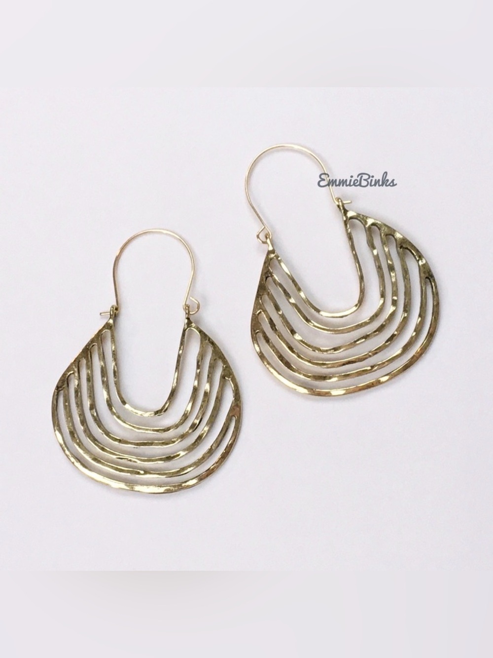 ✨3/$38 New Torrid Multi Line Wave Hoop Earrings ~ Rainbow Linear Vibes